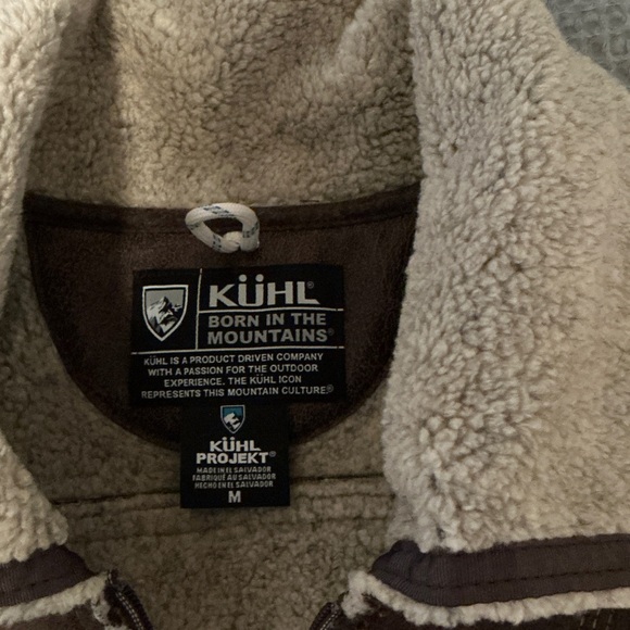 Kuhl Women's Dani Sherpa Vest size Medium in Brown - Picture 4 of 12